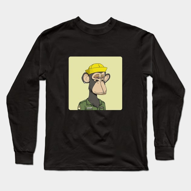 Bored Ape Yacht Club, BAYC Long Sleeve T-Shirt by GREEN GRAPE